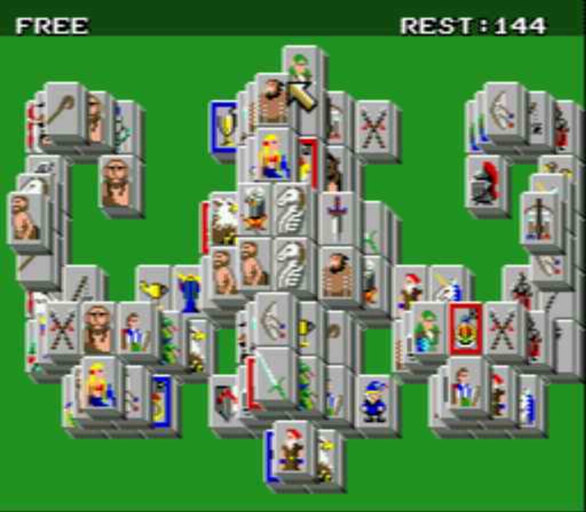 超级上海：龙之眼MD游戏截图第3张