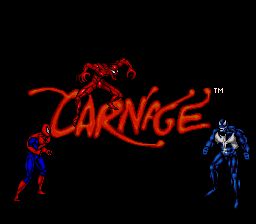 蜘蛛侠与毒液：大屠杀SFC游戏截图第1张