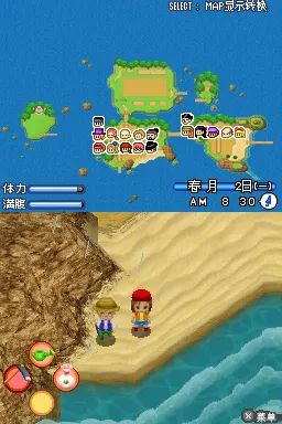 牧场物语：闪耀太阳和伙伴 中文汉化NDS游戏截图第15张