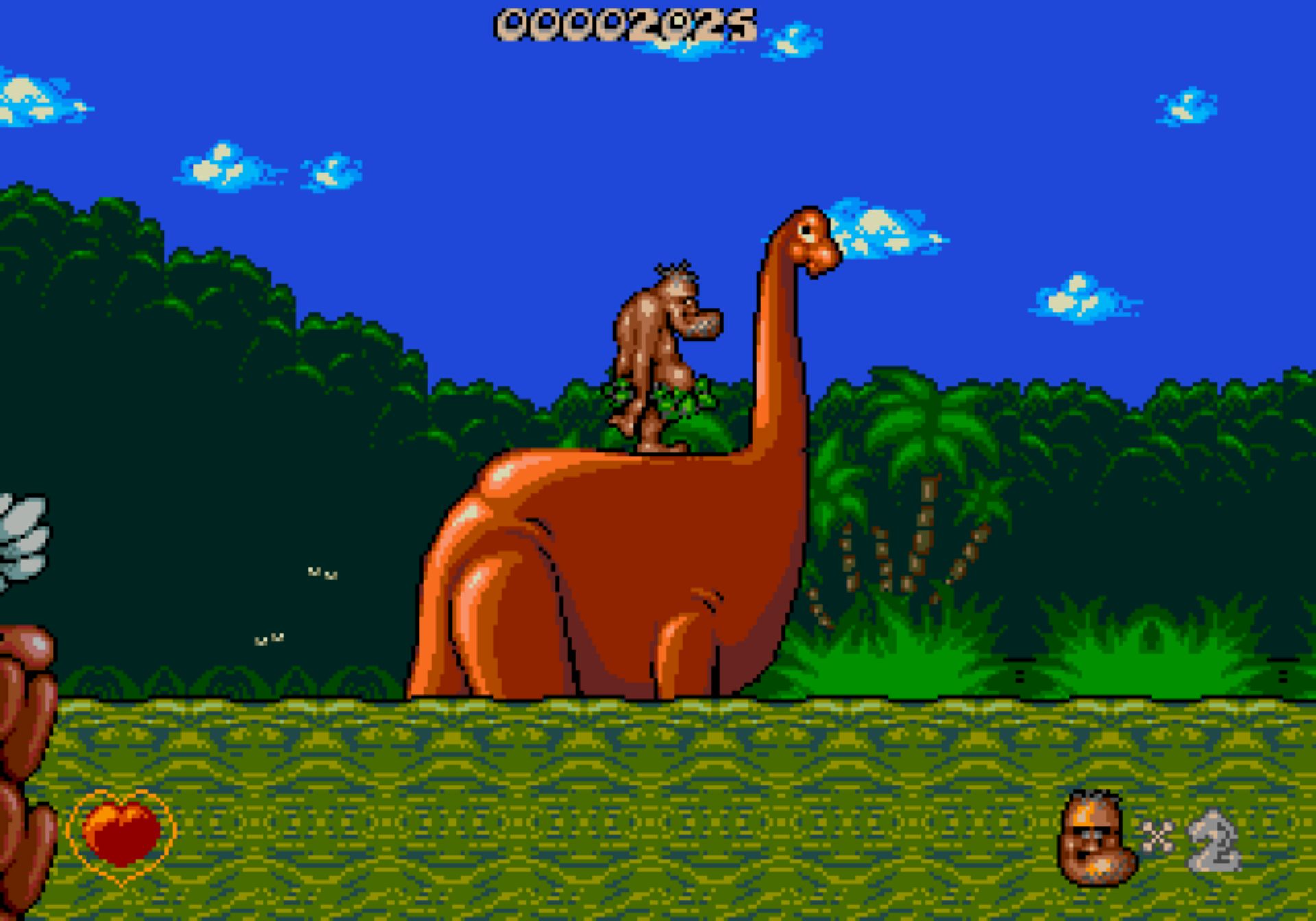 呆呆原始人1MD游戏截图第9张