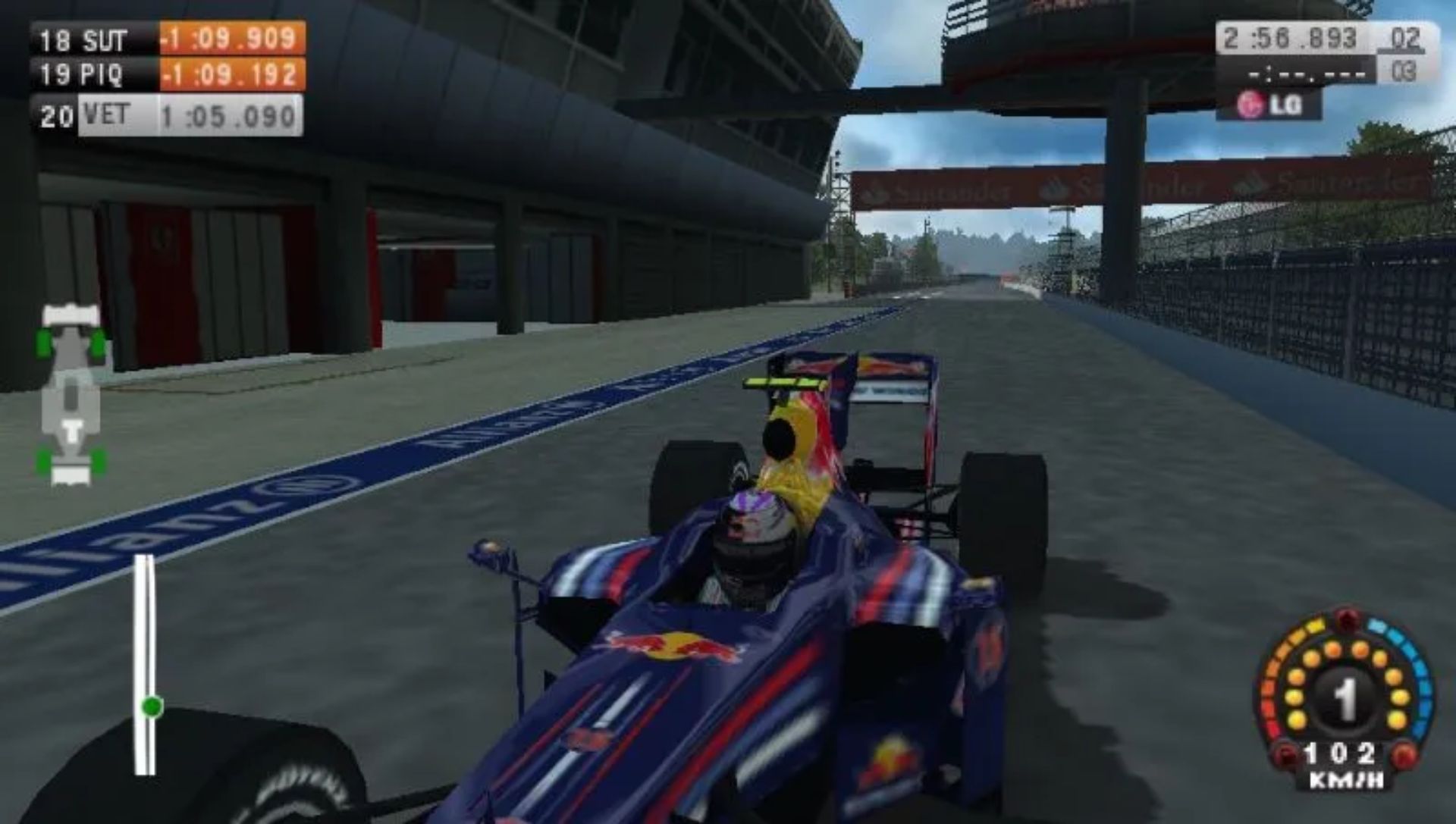 F1赛车2009PSP游戏截图第9张