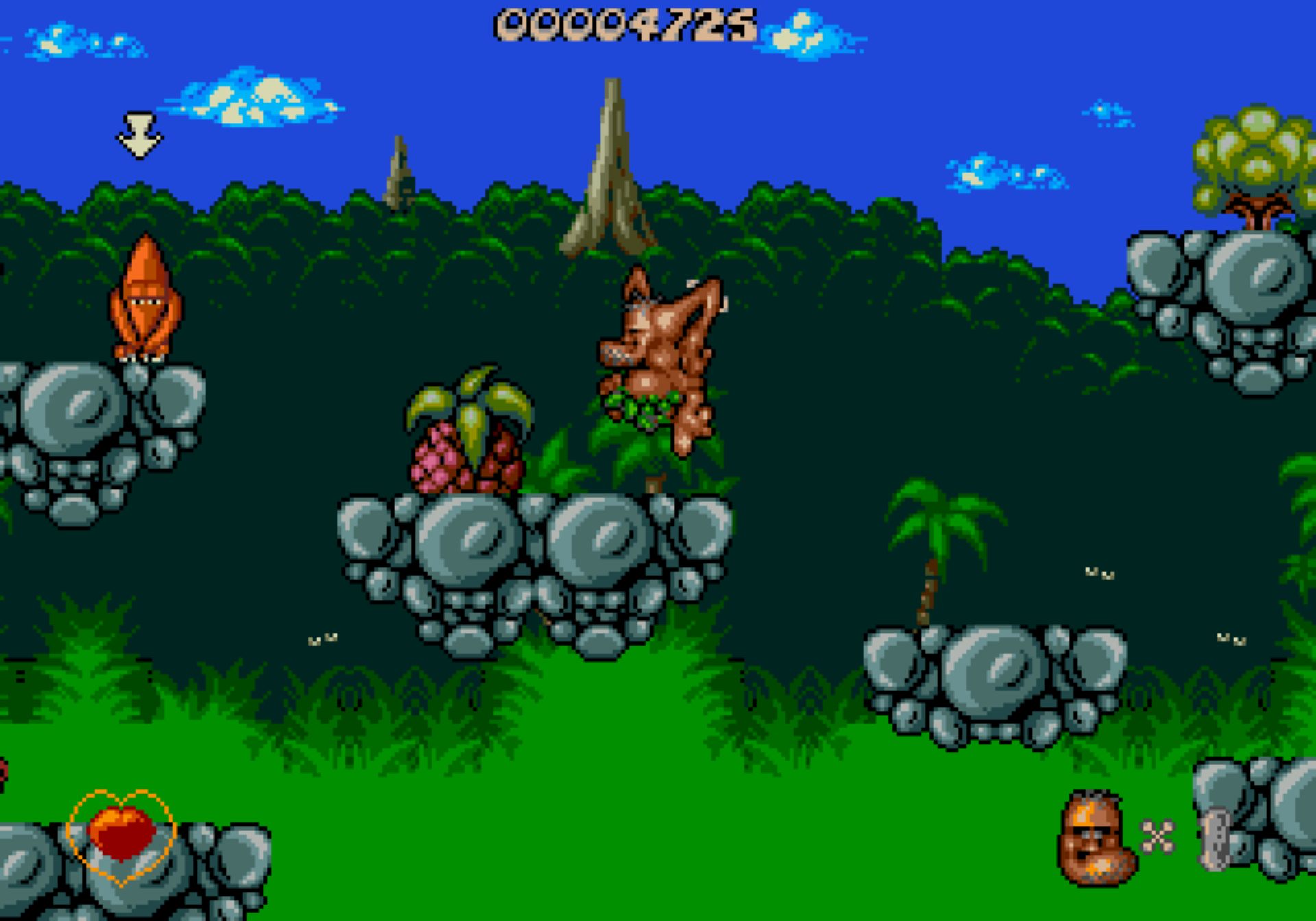 呆呆原始人1MD游戏截图第12张