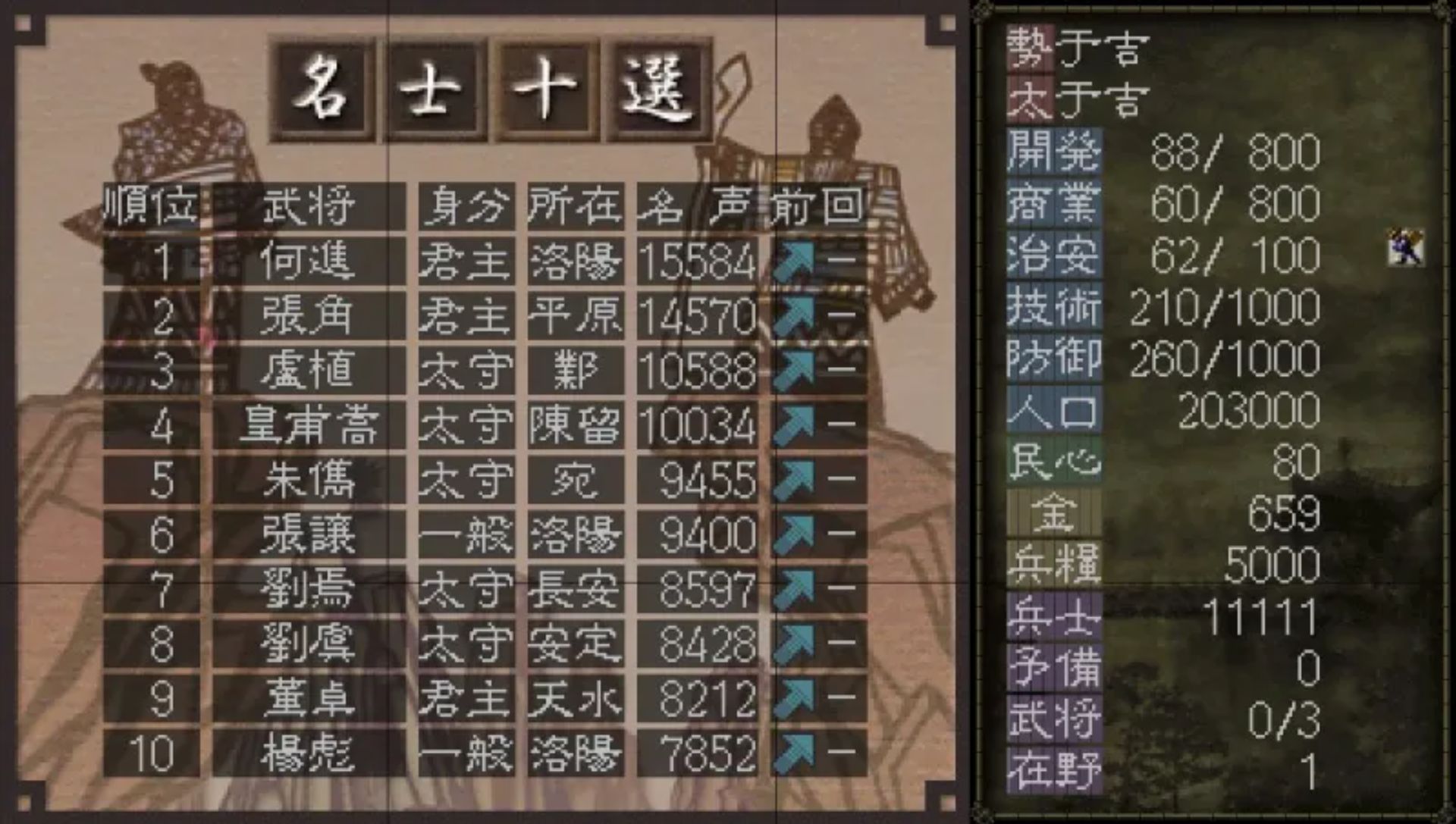 三国志7PSP游戏截图第12张