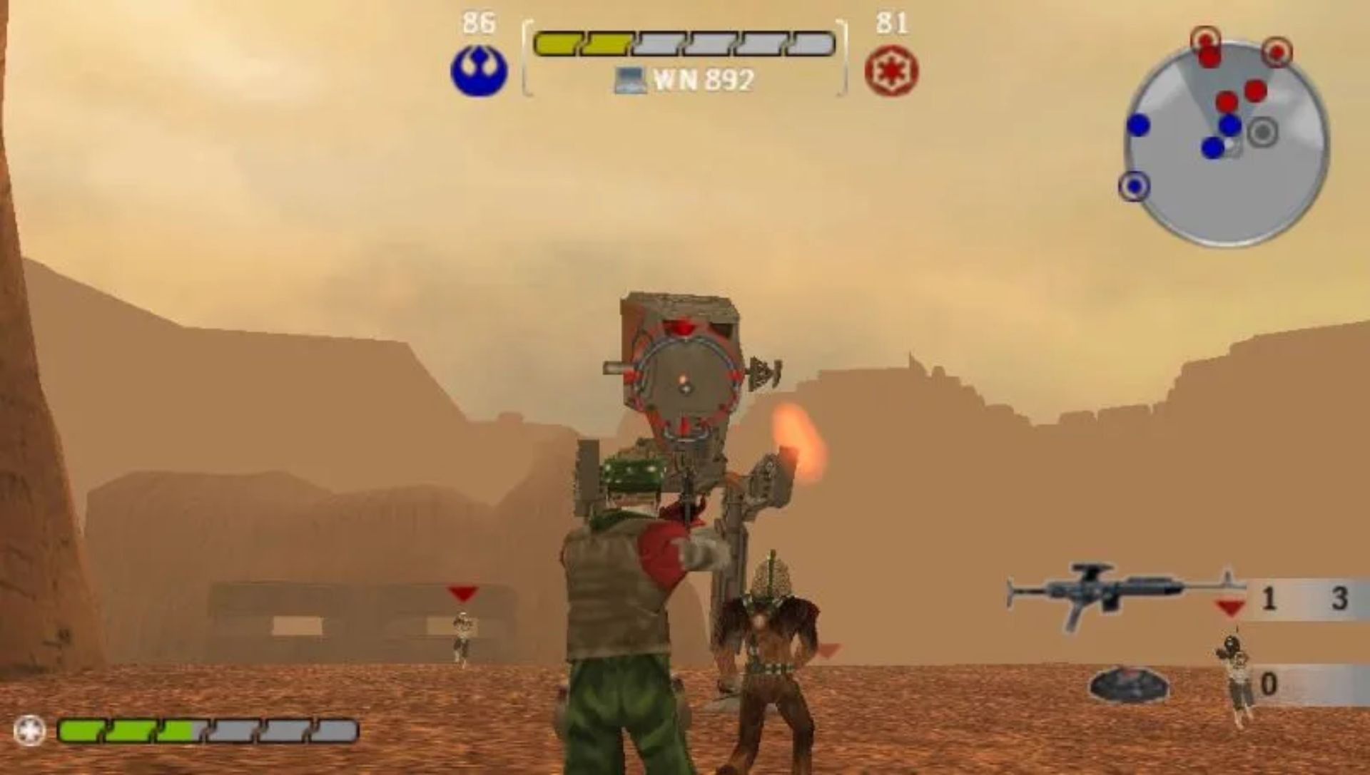 星球大战：前线（叛变的军团）PSP游戏截图第8张