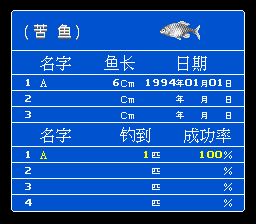 钓鱼太郎1／川钓太郎1SFC游戏截图第12张