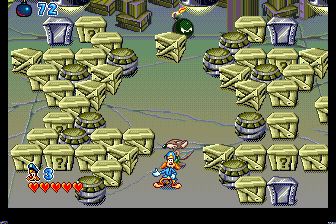 邦卡猫好莱坞大作战MD游戏截图第8张