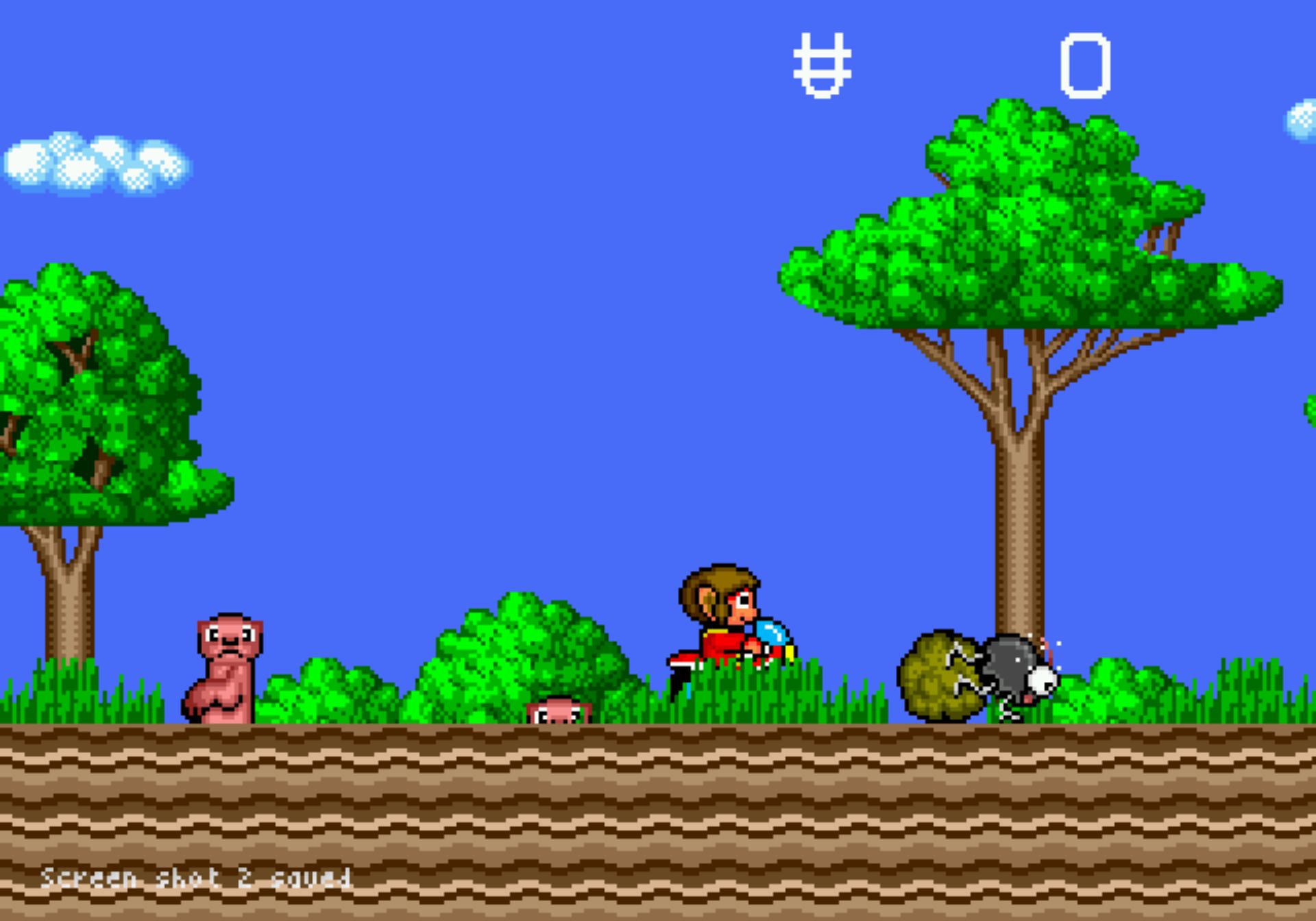 阿历克斯小子：天空的魔城MD游戏截图第5张