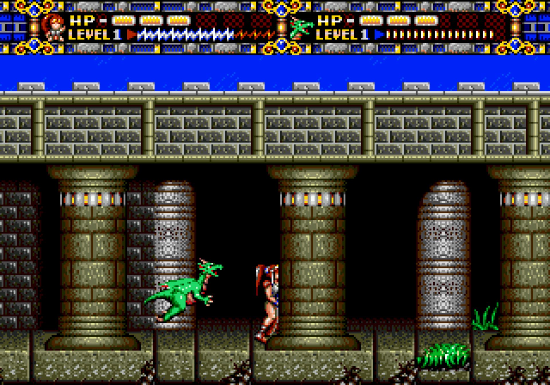 龙少女战士：艾莉西亚MD游戏截图第5张