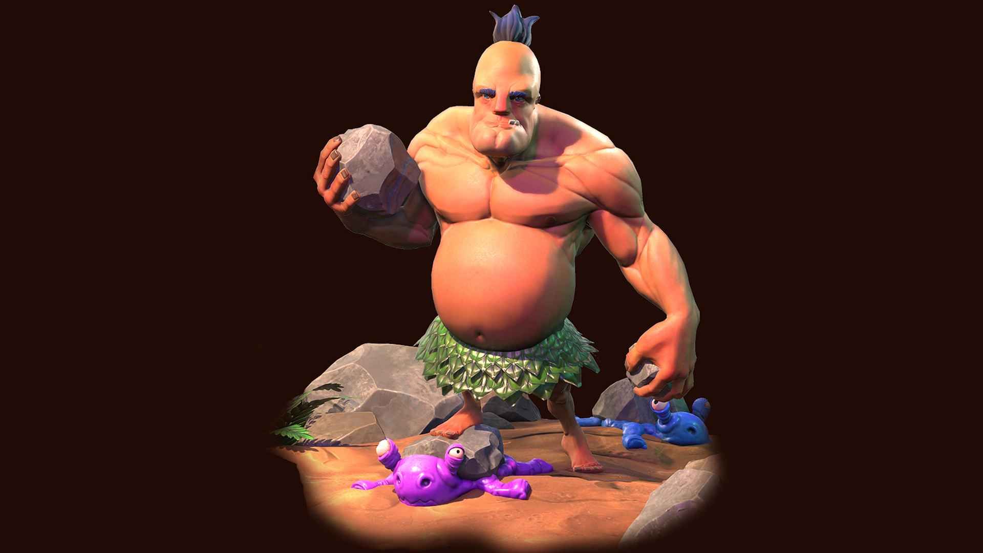 呆呆原始人1MD游戏截图第1张