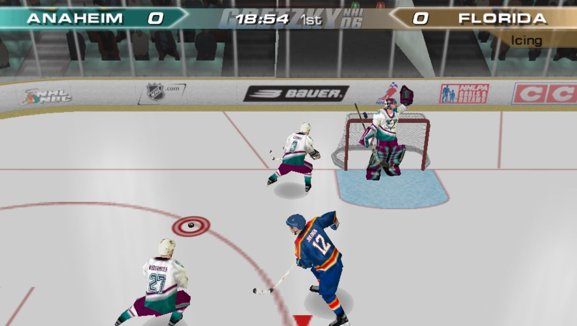美国职业冰球联盟06PSP游戏截图第7张