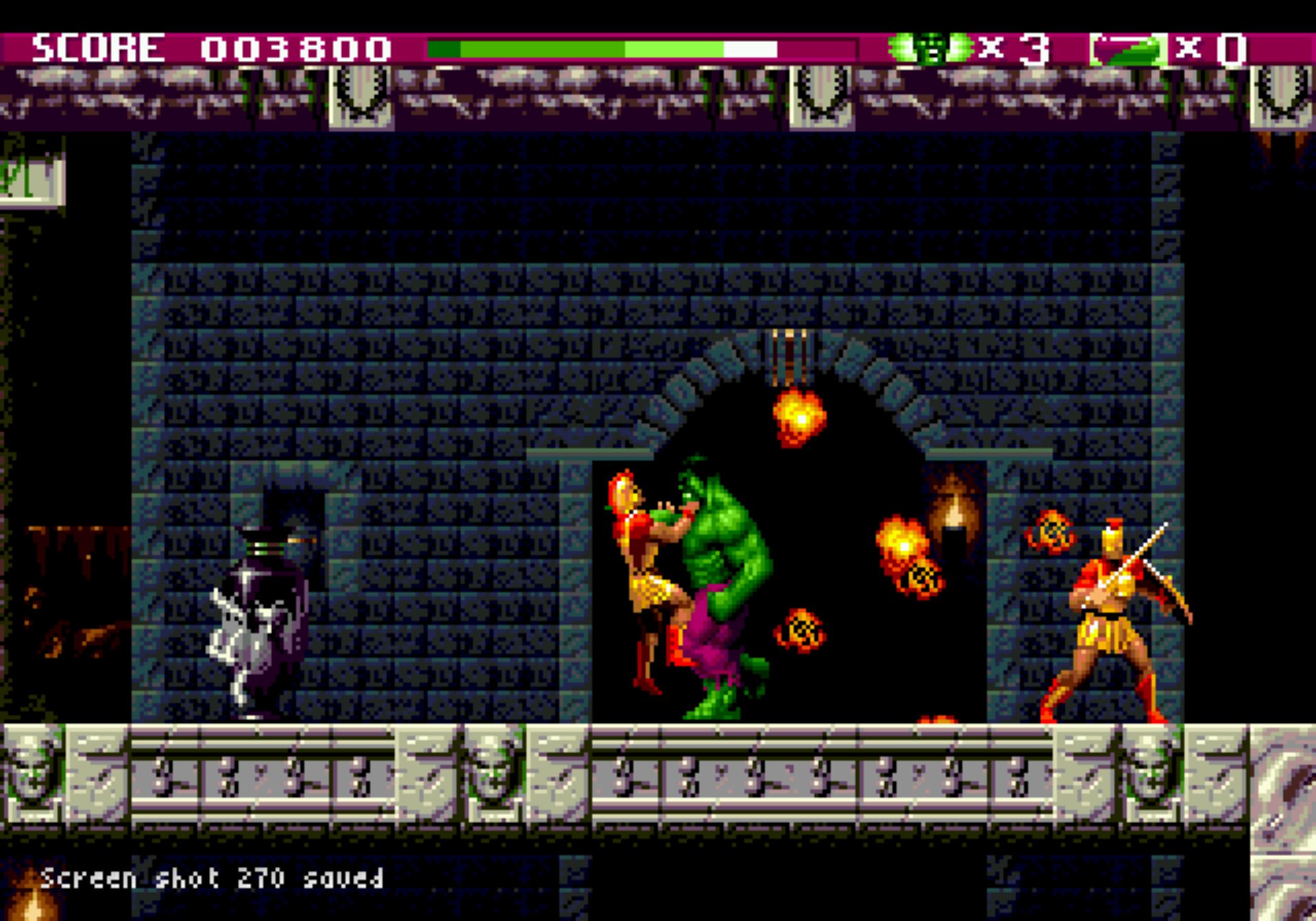 绿巨人／无敌浩克MD游戏截图第15张