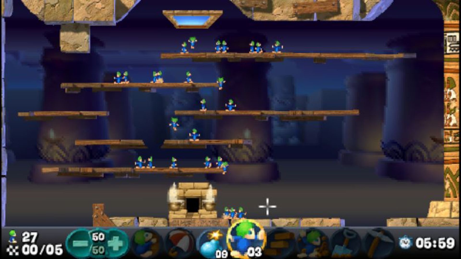 疯狂小旅鼠PSP游戏截图第16张