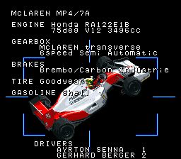 F1 GP大奖赛2SFC游戏截图第7张