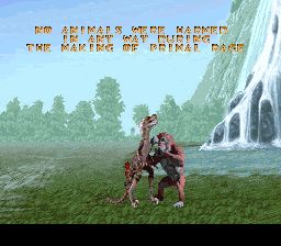 恐龙格斗／原始之怒SFC游戏截图第2张