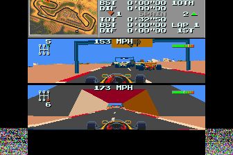 F1赛车MD游戏截图第12张