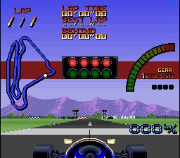 尼格尔曼塞尔F1挑战SFC游戏截图第6张