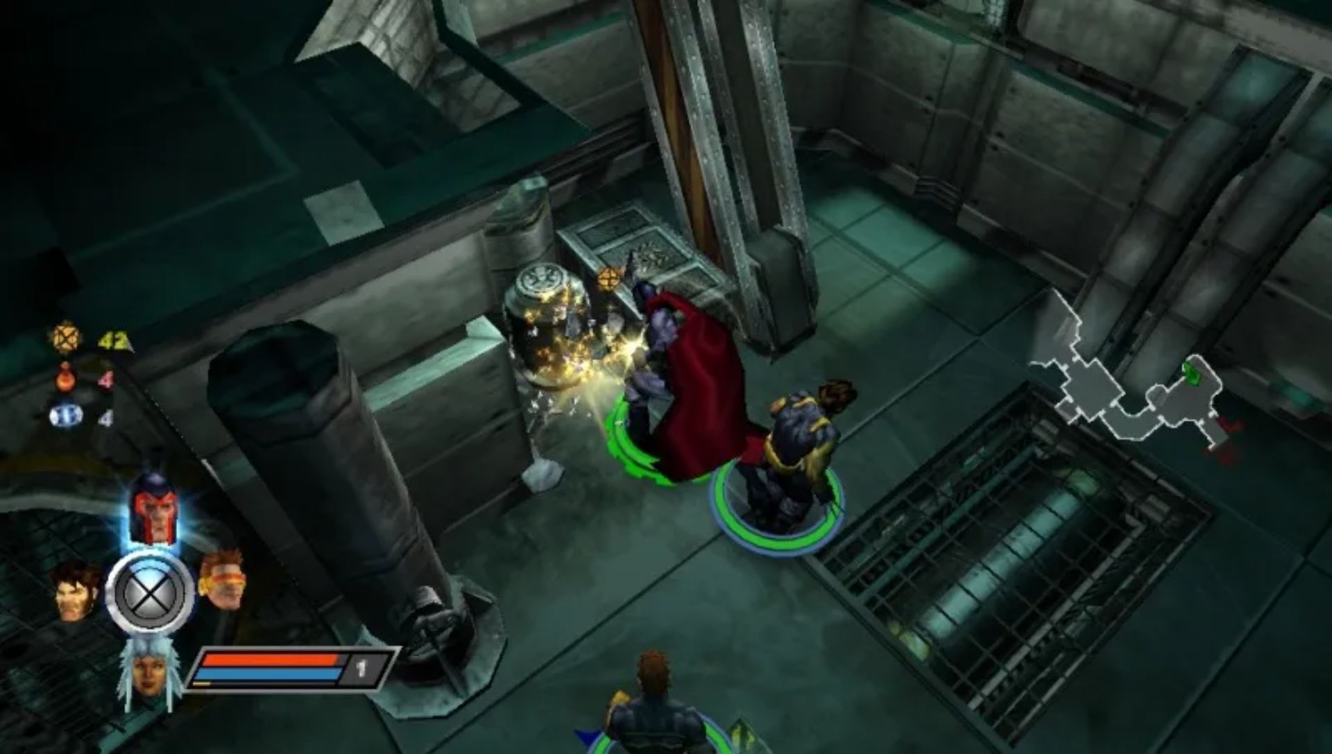 X战警传奇2：天启降临PSP游戏截图第4张