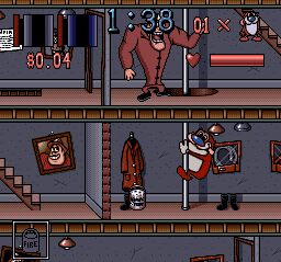 雷恩与史地皮：消防犬SFC游戏截图第8张