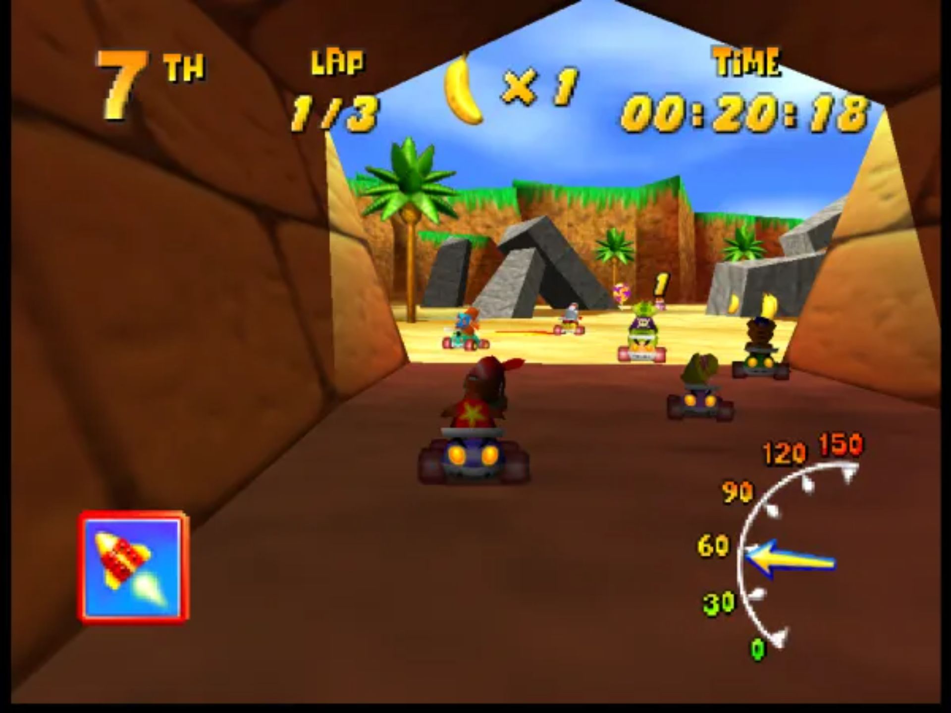 迪迪刚赛车N64游戏截图第24张