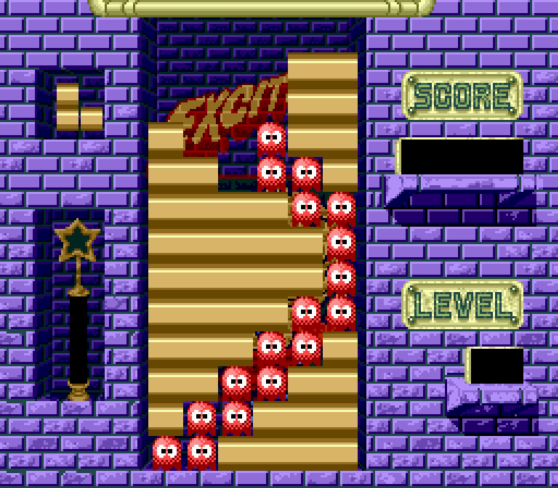 吃豆人方块／小精灵方块／吃豆人进击MD游戏截图第3张