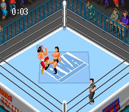 超级热血摔角世界1SFC游戏截图第8张
