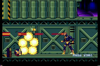 X战警2：克隆人的进攻MD游戏截图第12张