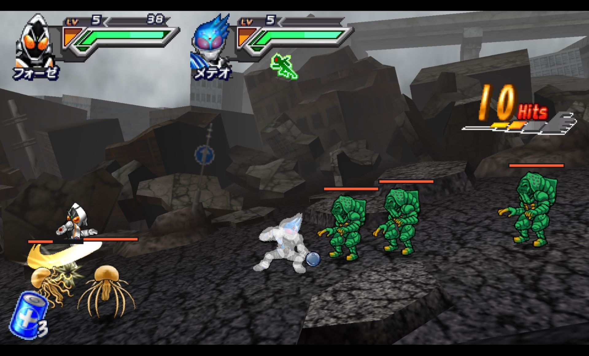 假面骑士全集合：骑士世代2PSP游戏截图第8张