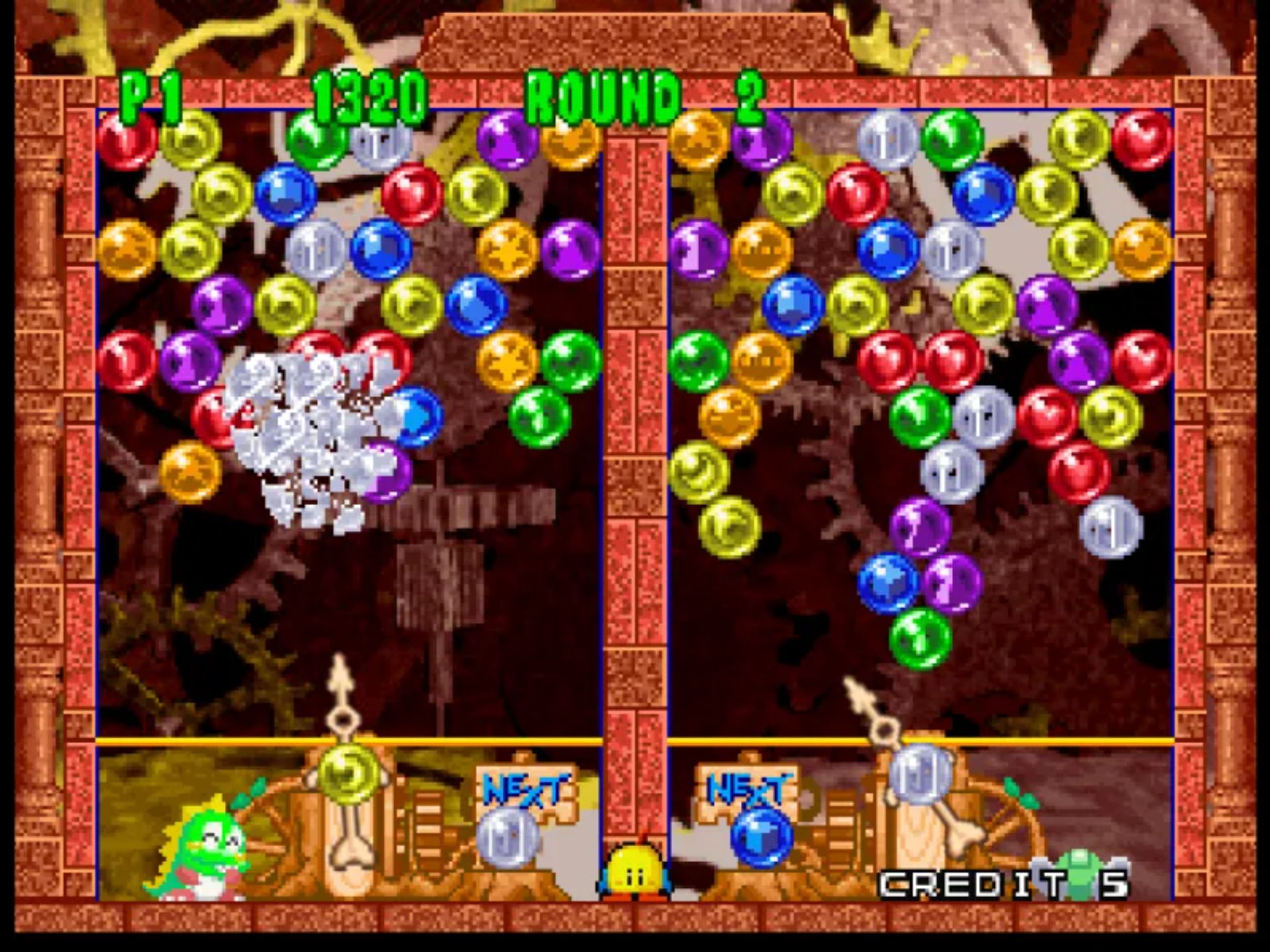 泡泡龙2：街机版N64游戏截图第8张