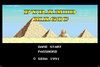 金字塔魔术1MD游戏截图第1张
