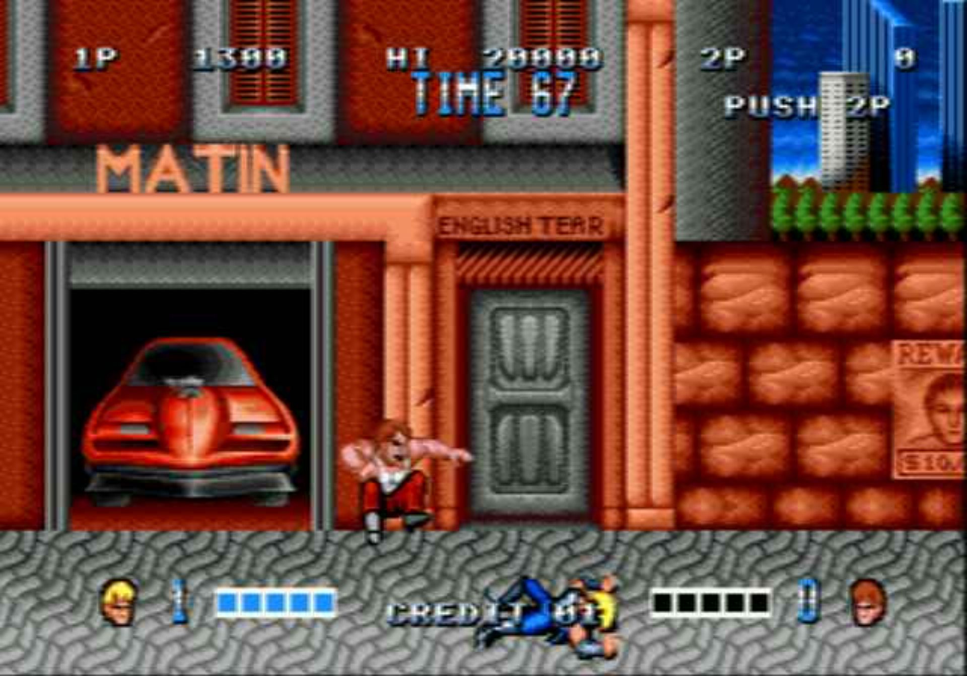 双截龙1MD游戏截图第5张