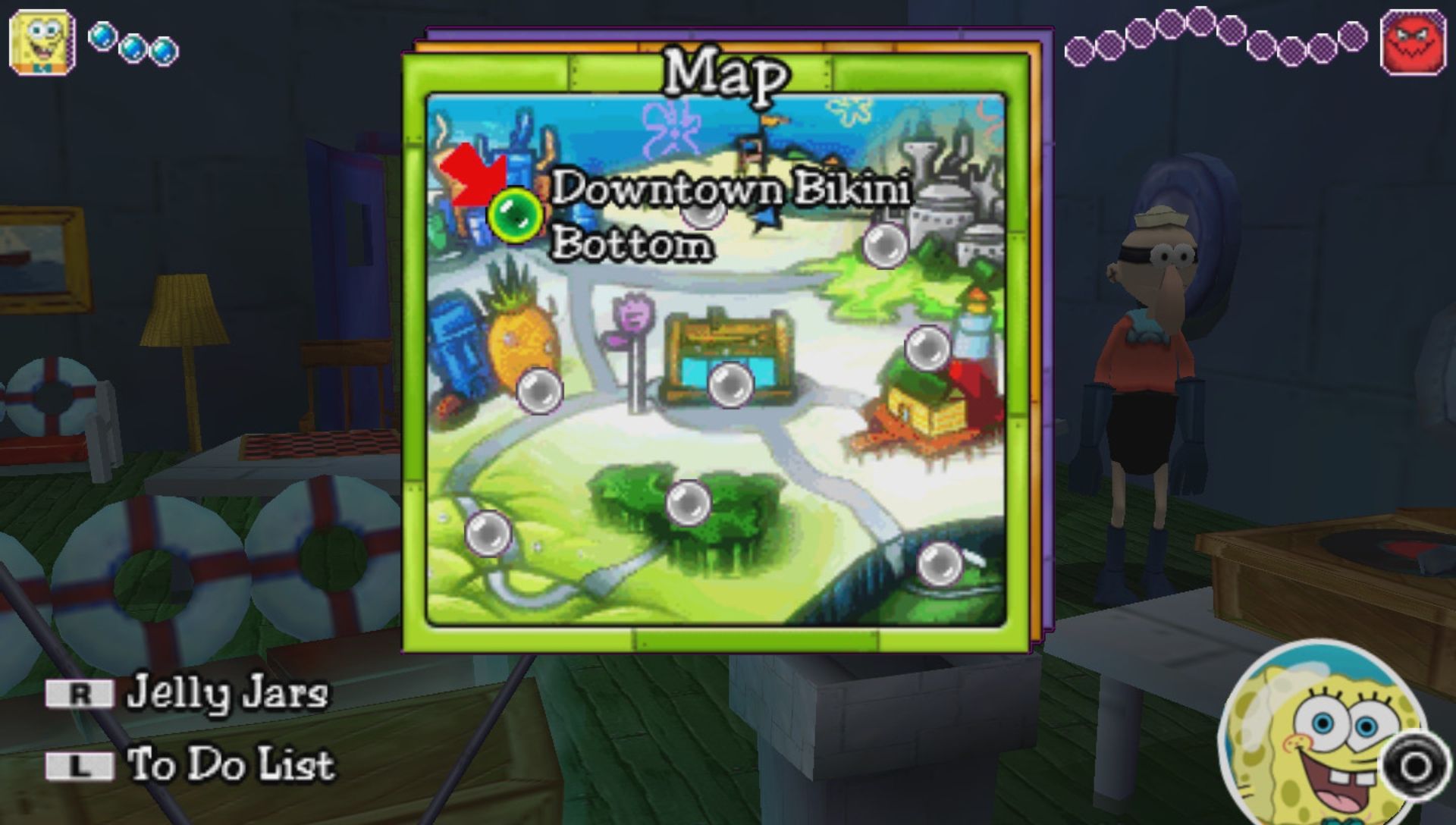 海绵宝宝：黄色复仇者PSP游戏截图第7张