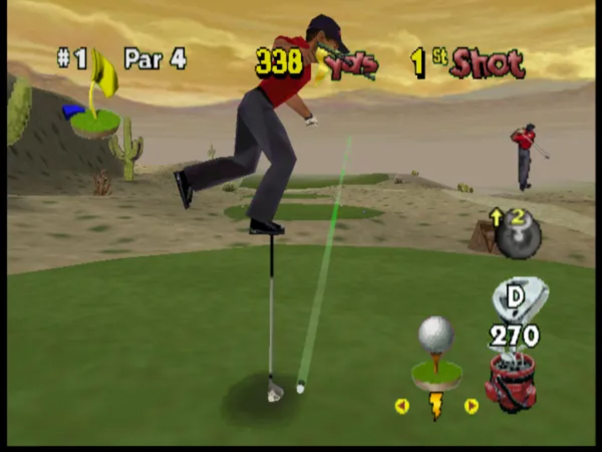 泰格伍兹高尔夫N64游戏截图第5张