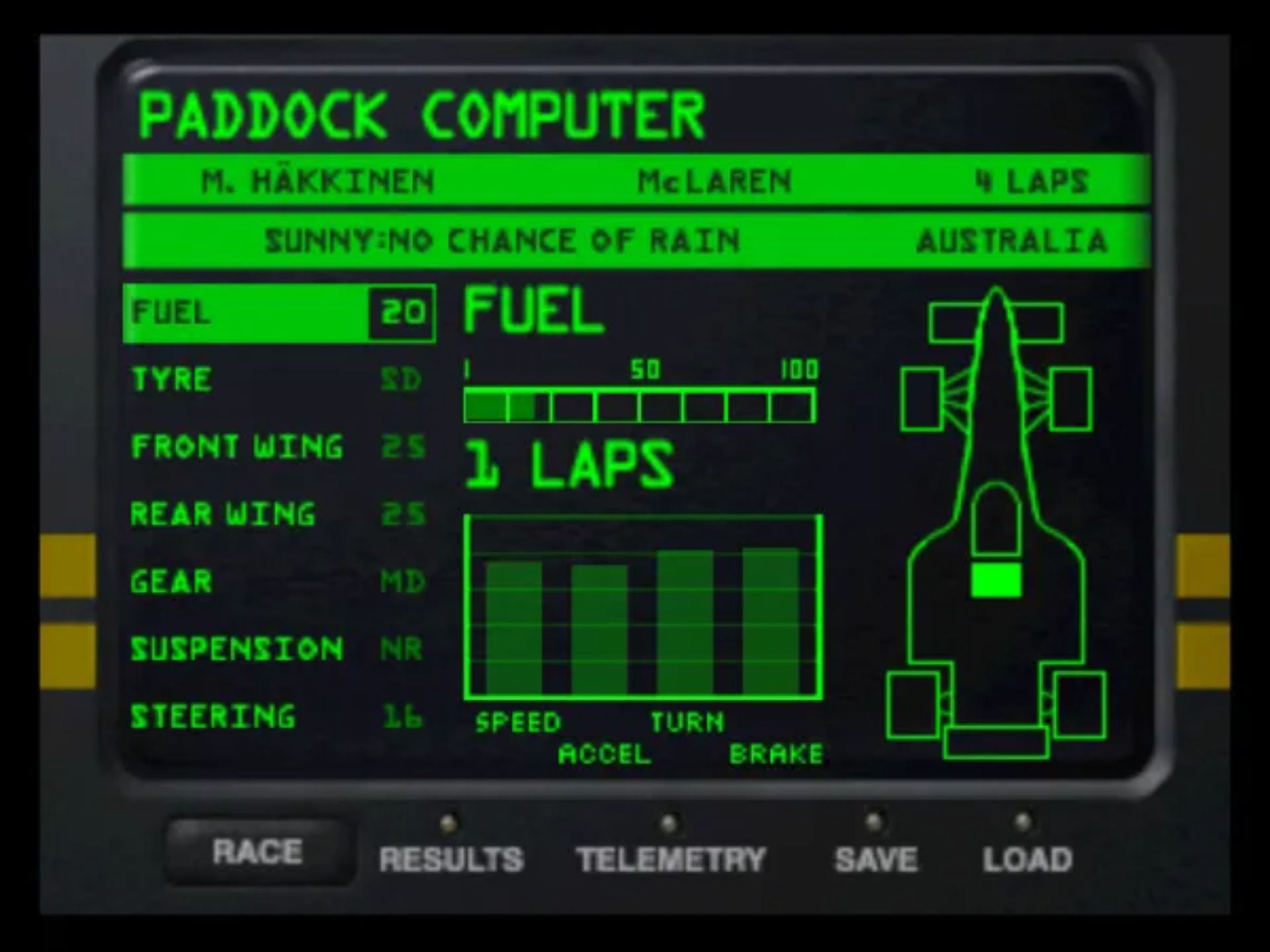 F1国际赛车大奖赛2N64游戏截图第5张