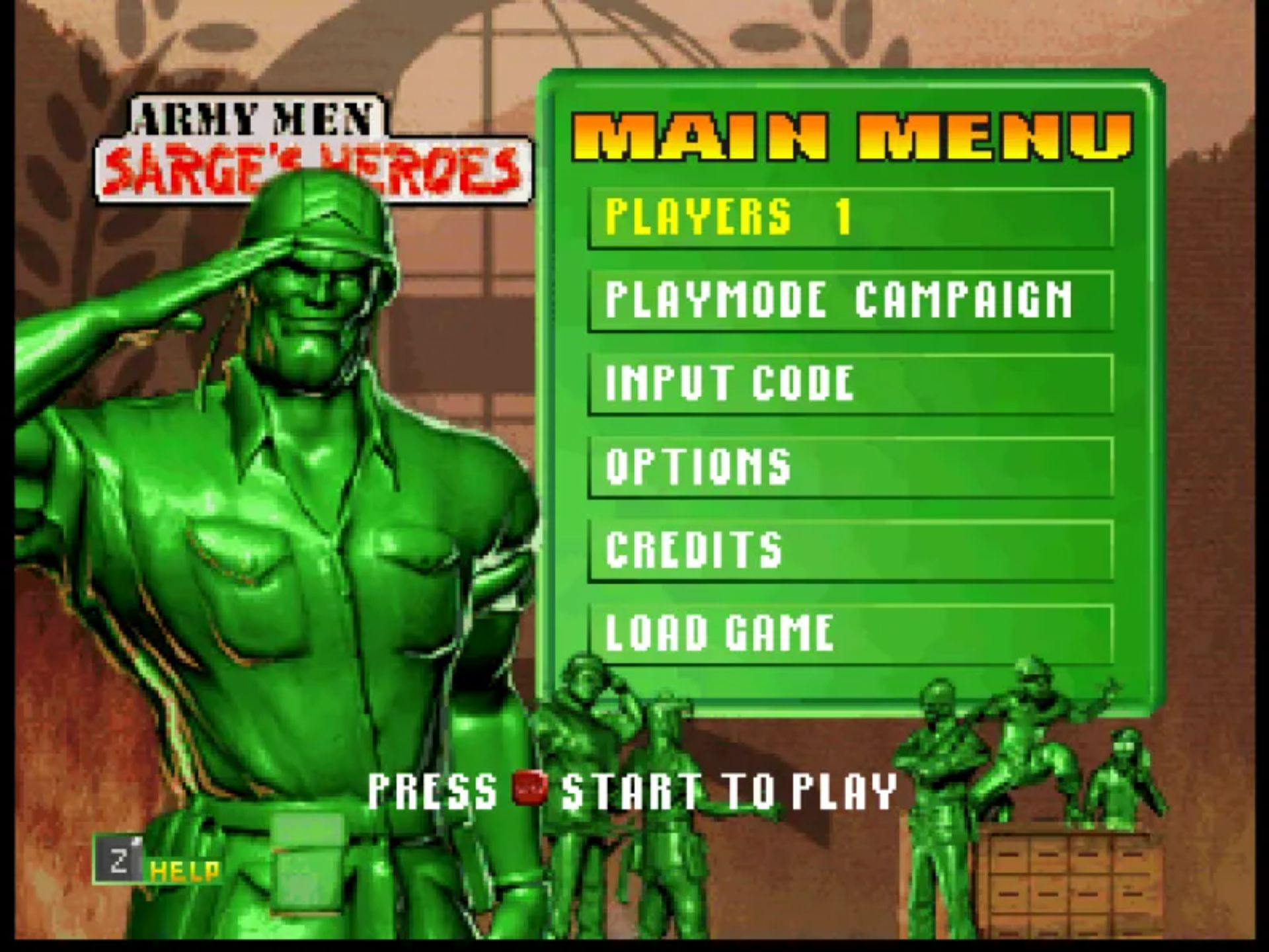 玩具兵大战：萨基英雄1N64游戏截图第5张