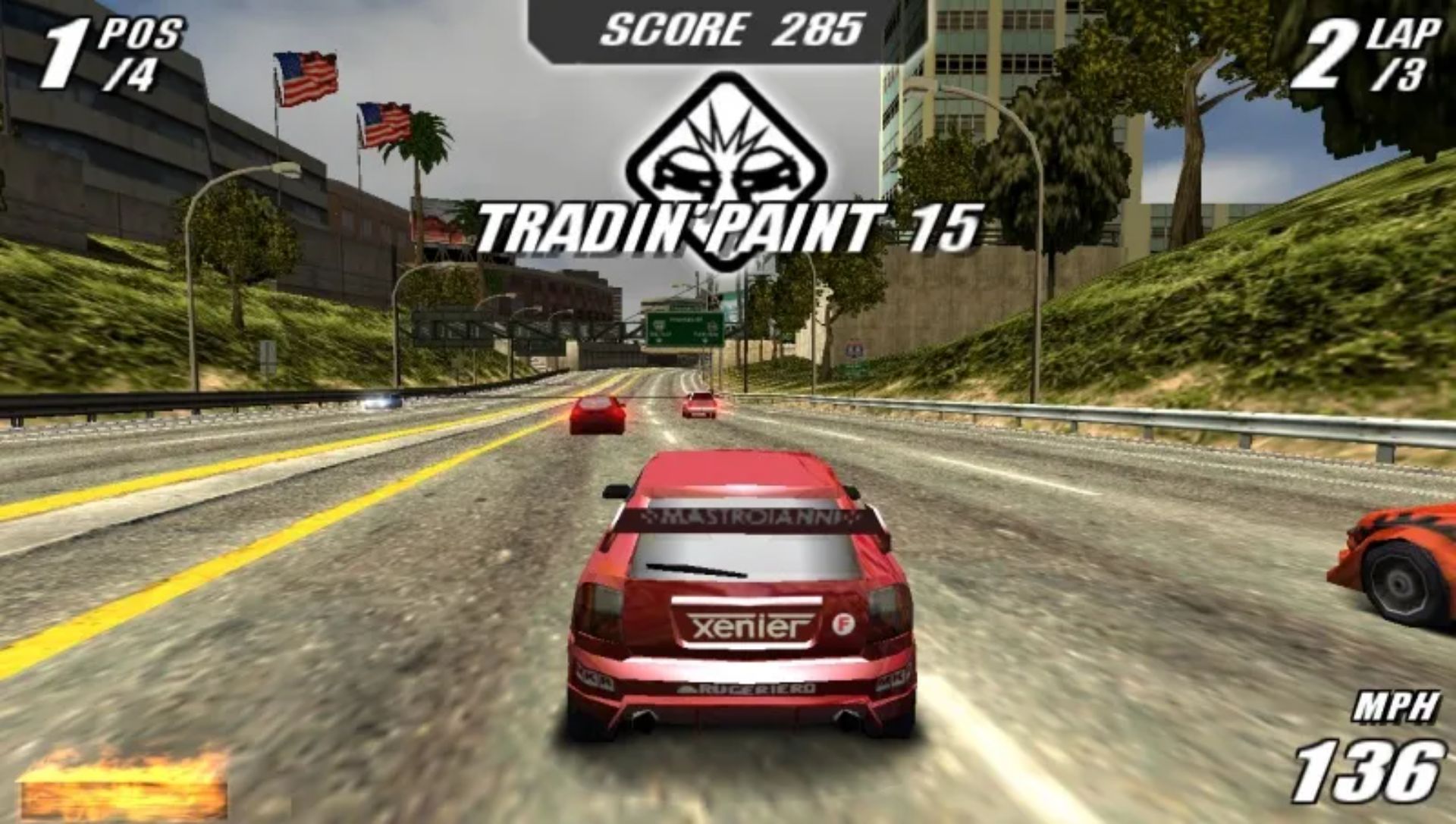 火爆狂飙：传奇PSP游戏截图第8张