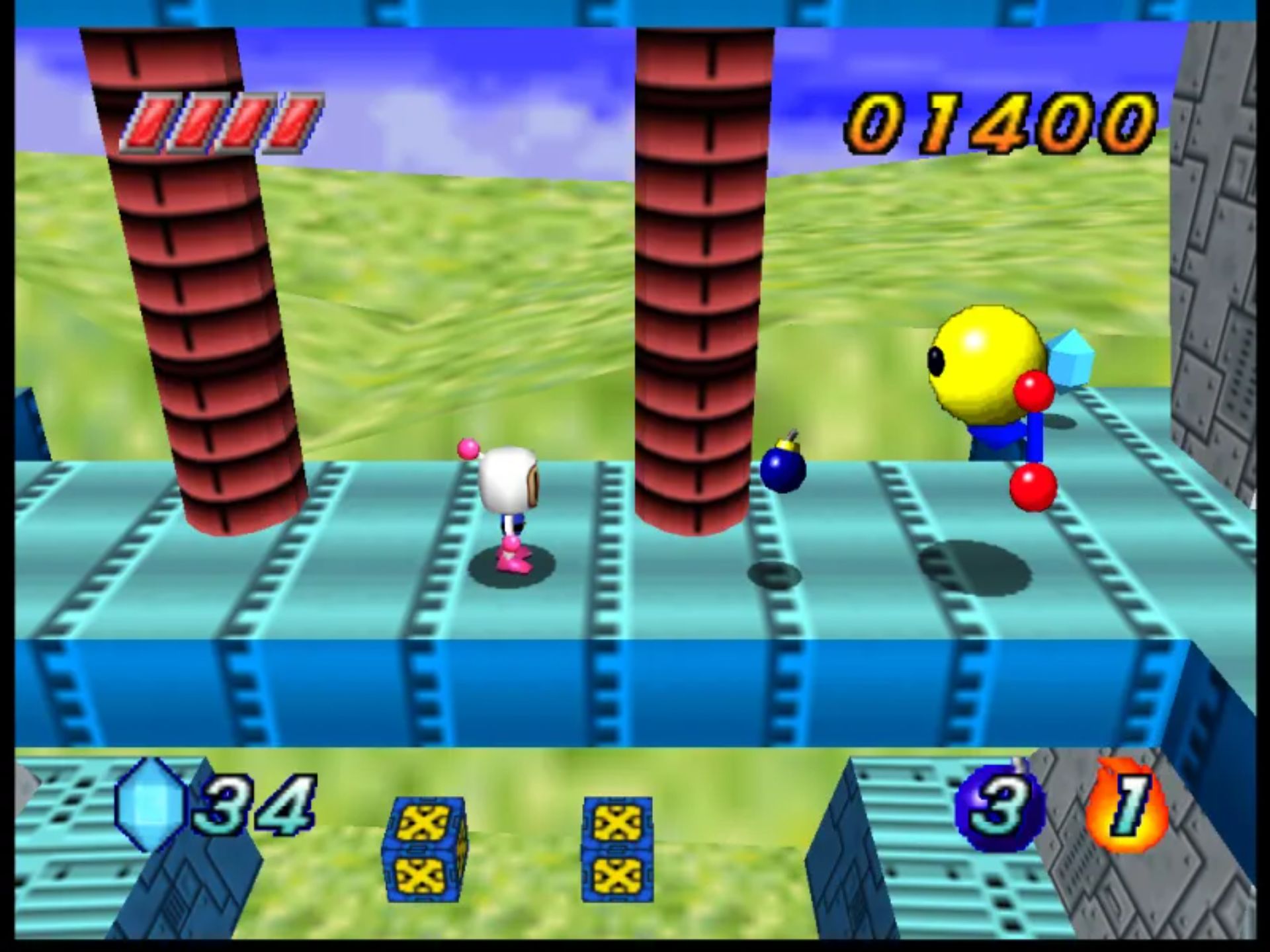 炸弹人英雄N64游戏截图第14张