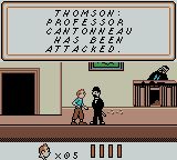 丁丁历险记：太阳神庙GBC游戏截图第3张