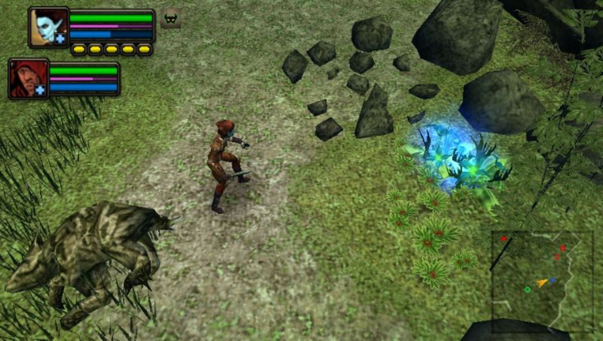 地牢围攻：痛苦的王座PSP游戏截图第3张