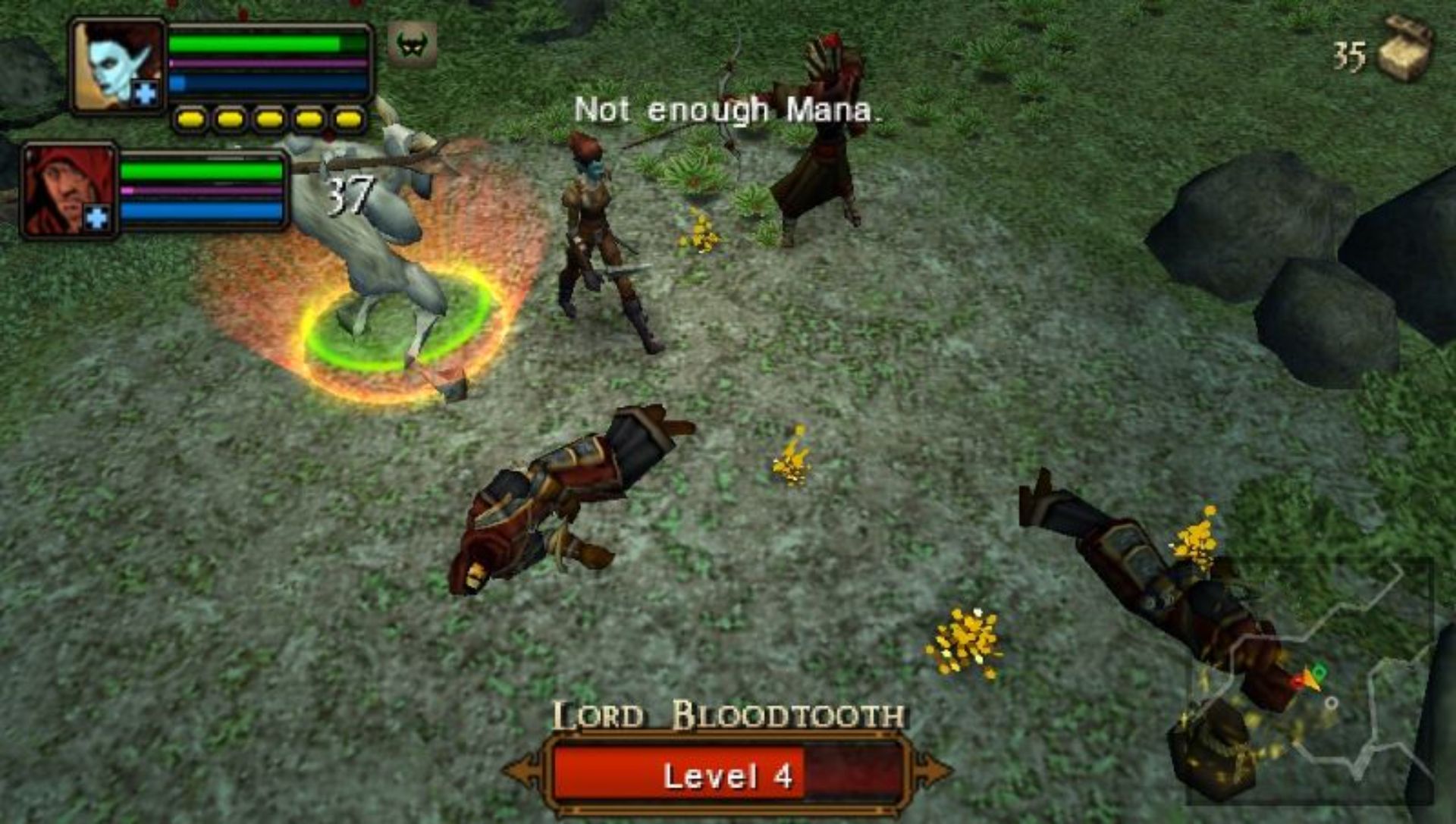 地牢围攻：痛苦的王座PSP游戏截图第5张