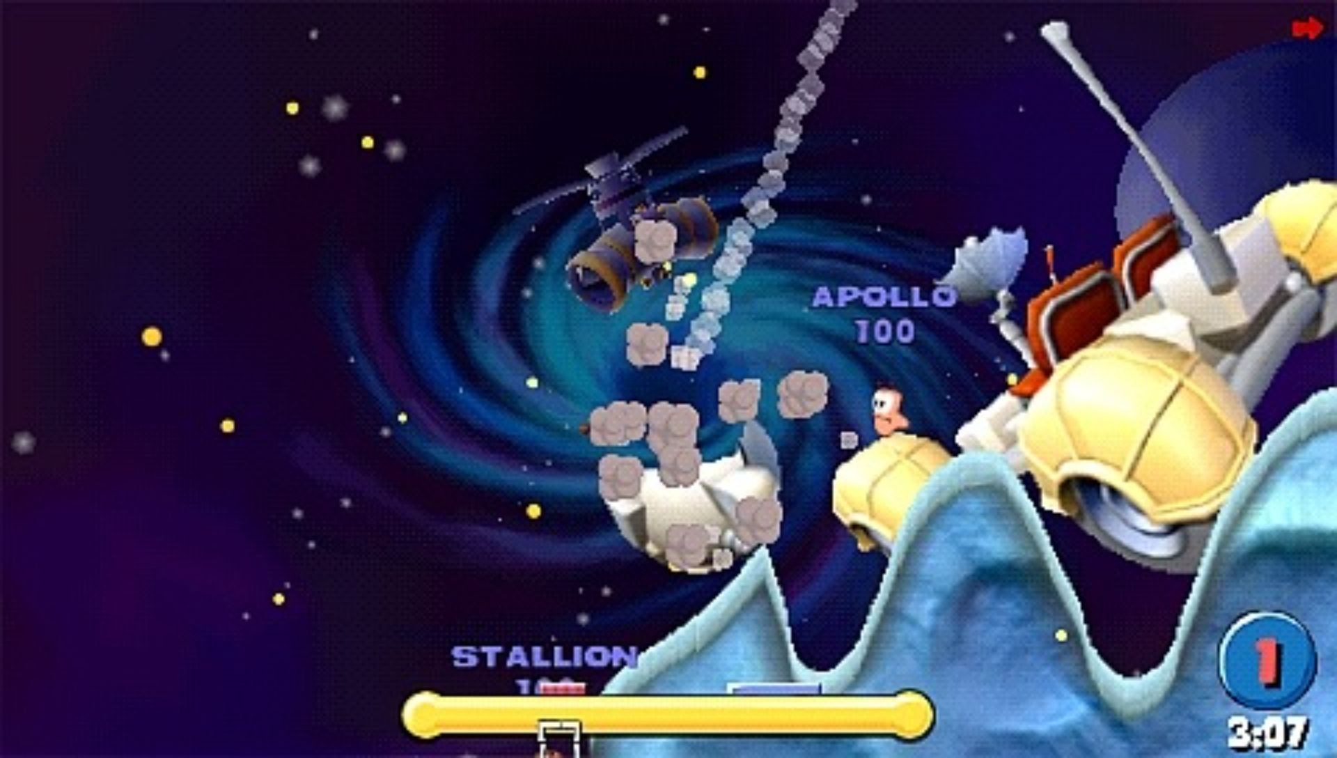 百战天虫：开战时刻1PSP游戏截图第2张