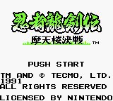 忍者龙剑传：摩天楼决战GB游戏截图第5张