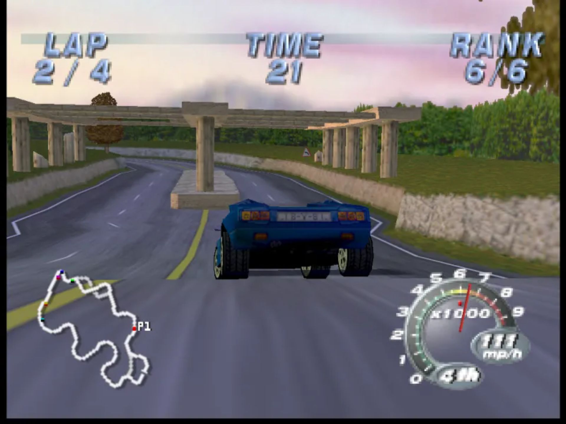 兰博基尼赛车N64游戏截图第10张