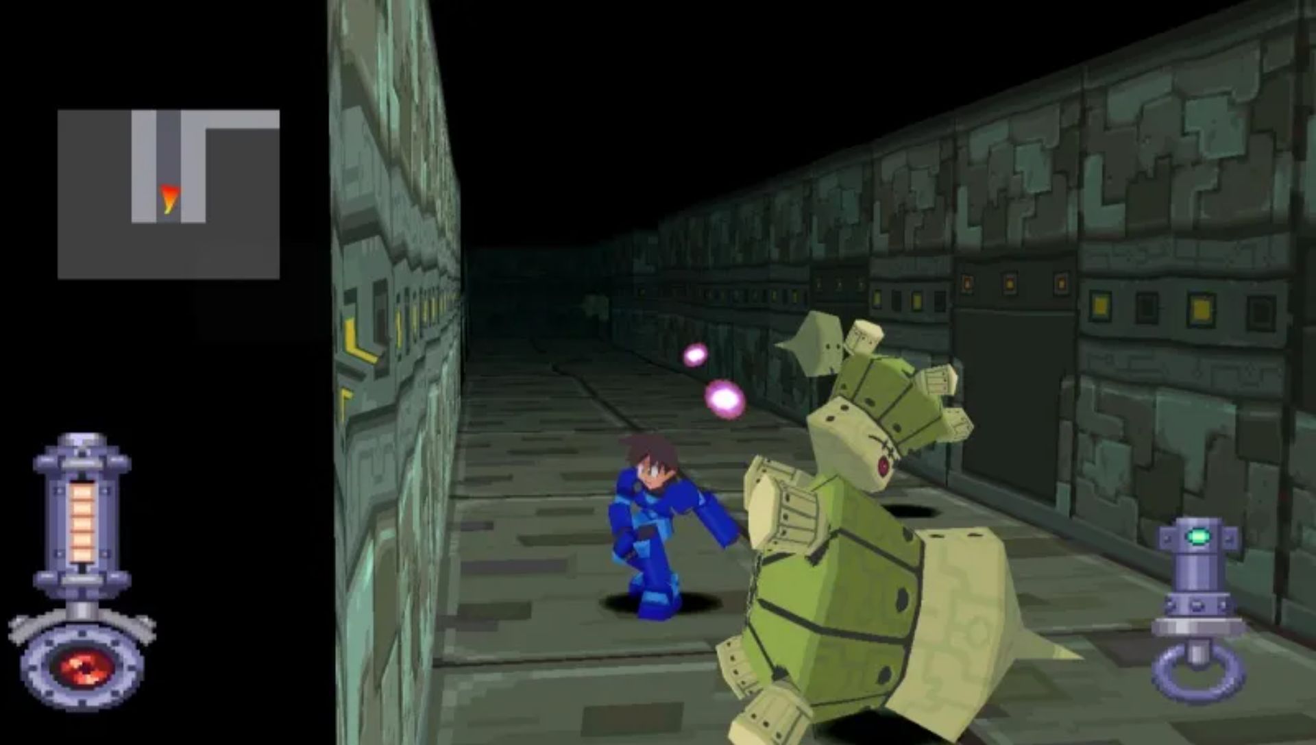 洛克人Dash1：钢铁之心PSP游戏截图第3张