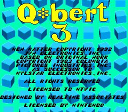 立体跳方块3／Q伯特3SFC游戏截图第1张