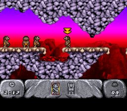 人类总动员／进化原始人SFC游戏截图第15张