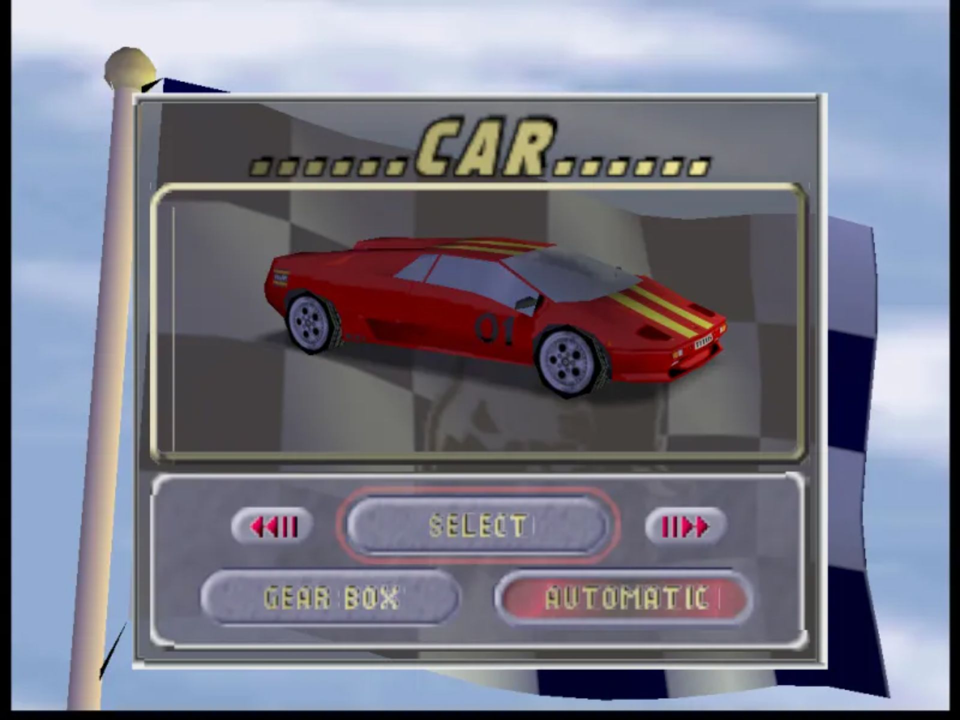 兰博基尼赛车N64游戏截图第5张