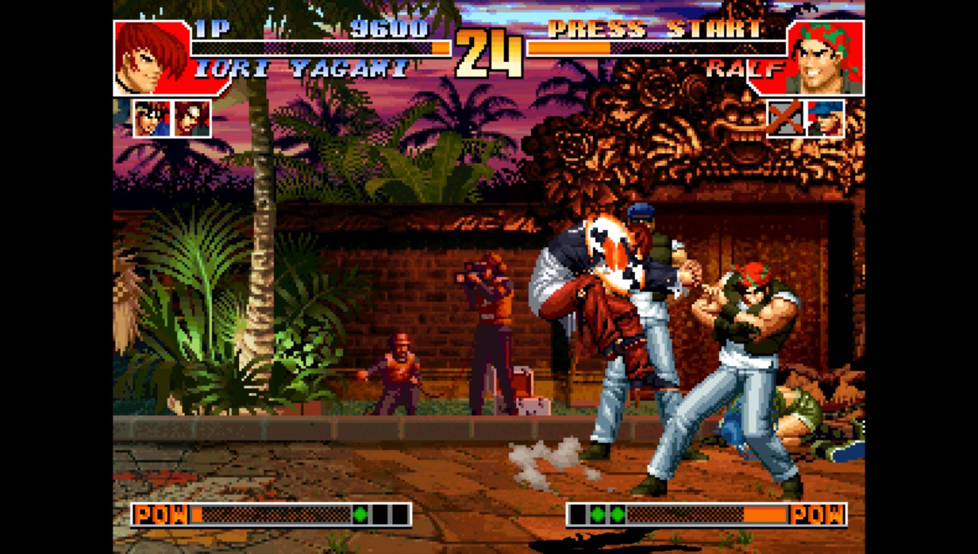 格斗之王合集：大蛇传说PSP游戏截图第3张