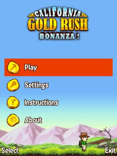 加利福尼亚：淘金热Java游戏截图第1张