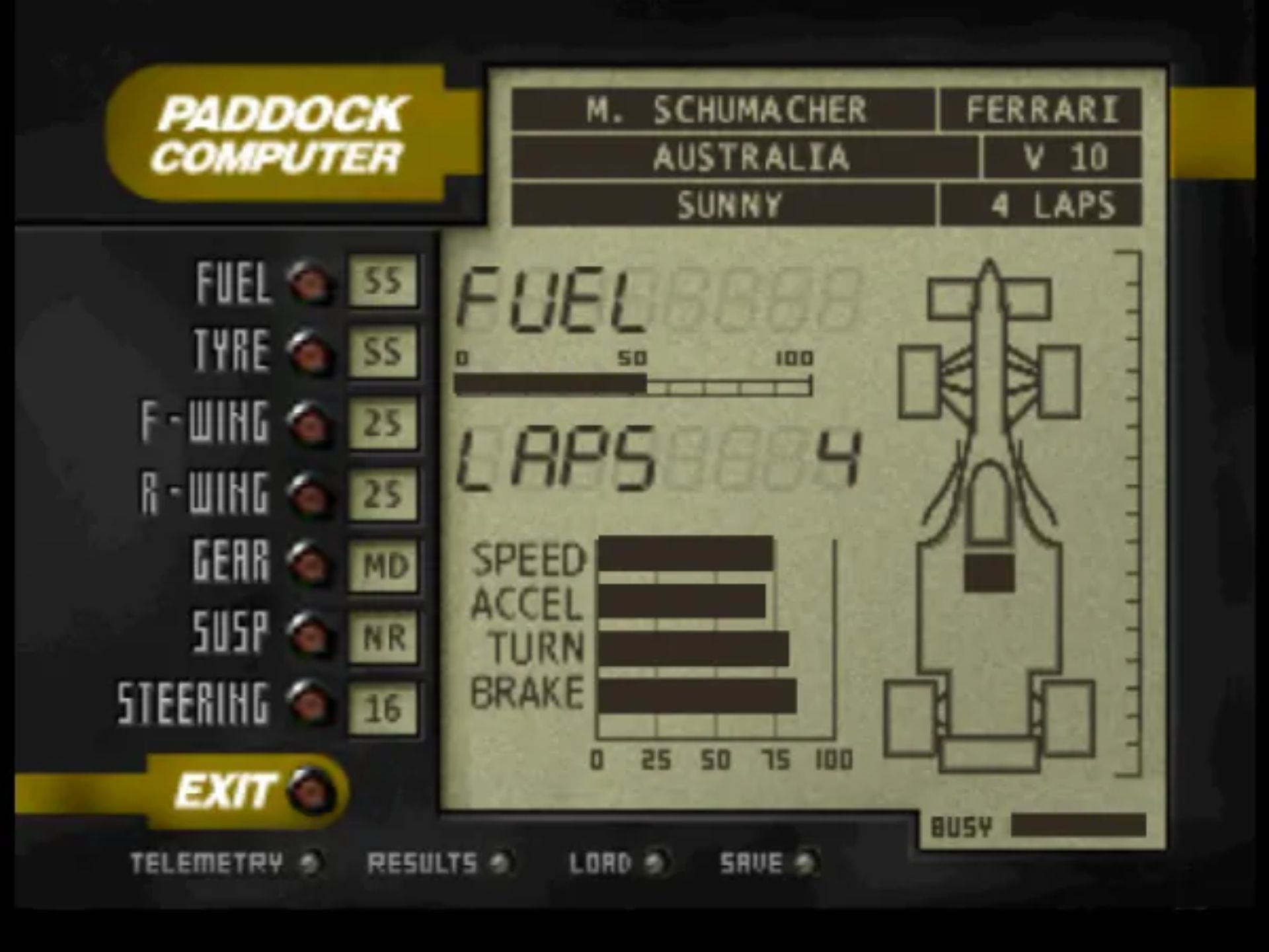 F1国际赛车大奖赛N64游戏截图第17张