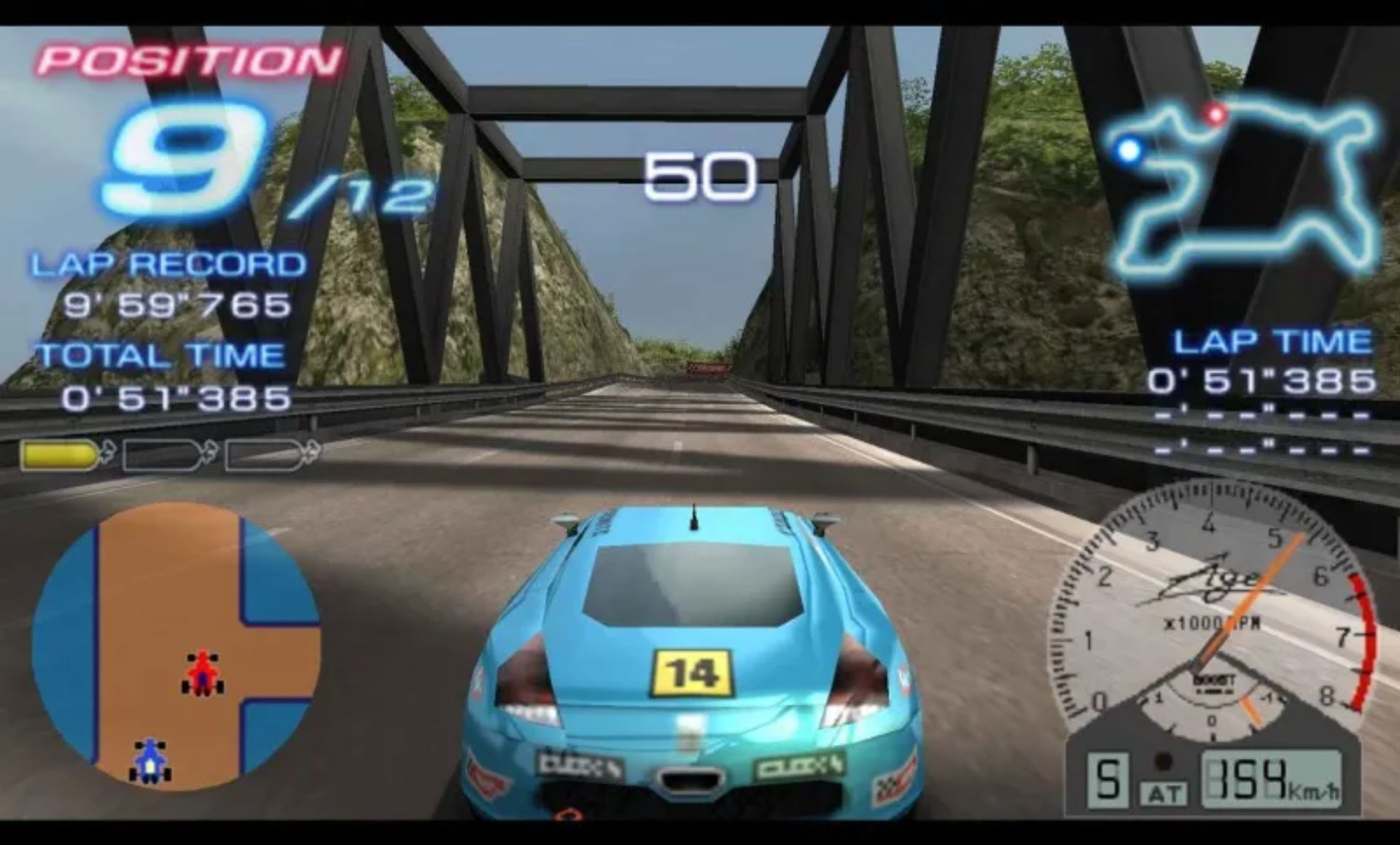 山脊赛车2PSP游戏截图第18张